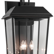 Kichler 59121BKT Three Light Outdoor Wall Mount, Textured Black (4)