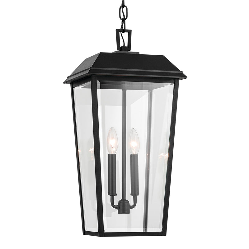 Kichler 59122BKT Two Light Outdoor Pendant, Textured Black (3)