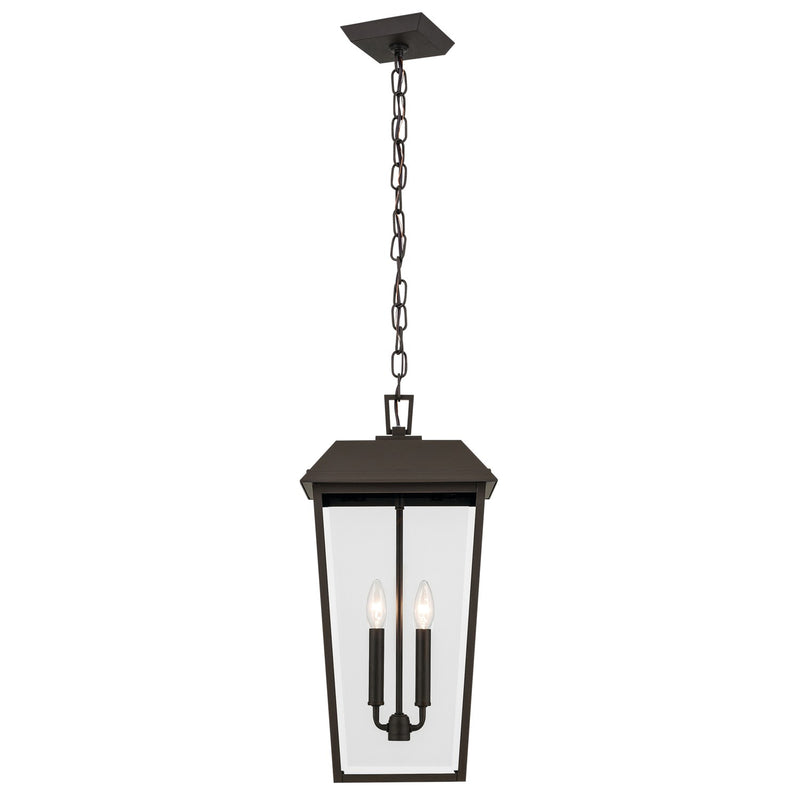 Kichler 59122OZ Two Light Outdoor Pendant, Olde Bronze (2)