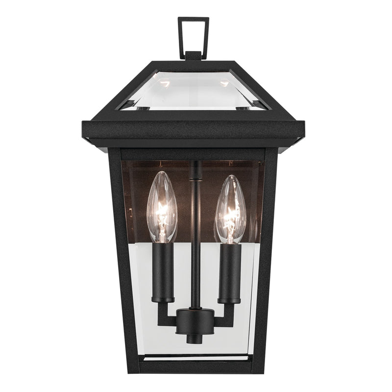 Kichler 59125BKT Two Light Outdoor Wall Mount, Textured Black (2)