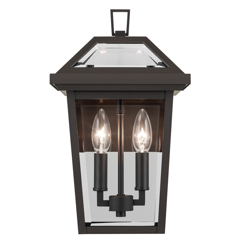 Kichler 59125OZ Two Light Outdoor Wall Mount, Olde Bronze (2)