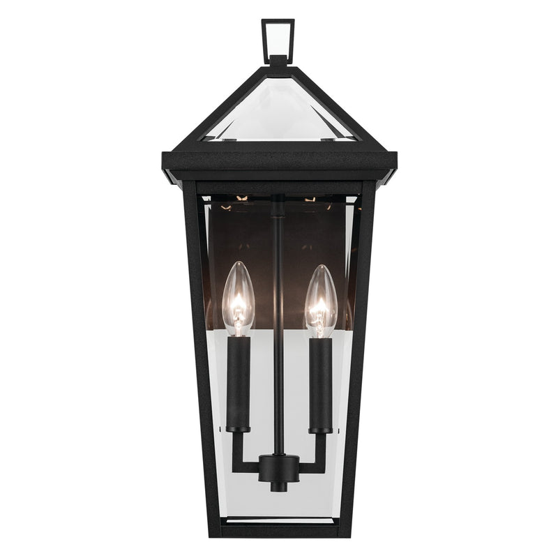 Kichler 59126BKT Two Light Outdoor Wall Mount, Textured Black (2)