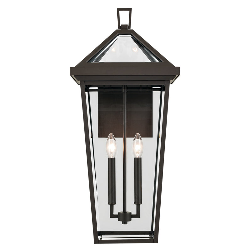Kichler 59127OZ Two Light Outdoor Wall Mount, Olde Bronze (2)