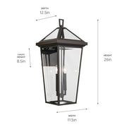 Kichler 59127OZ Two Light Outdoor Wall Mount, Olde Bronze (5)