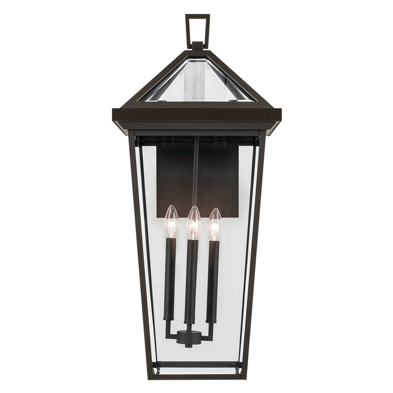 Kichler 59128OZ Four Light Outdoor Wall Mount, Olde Bronze (4)