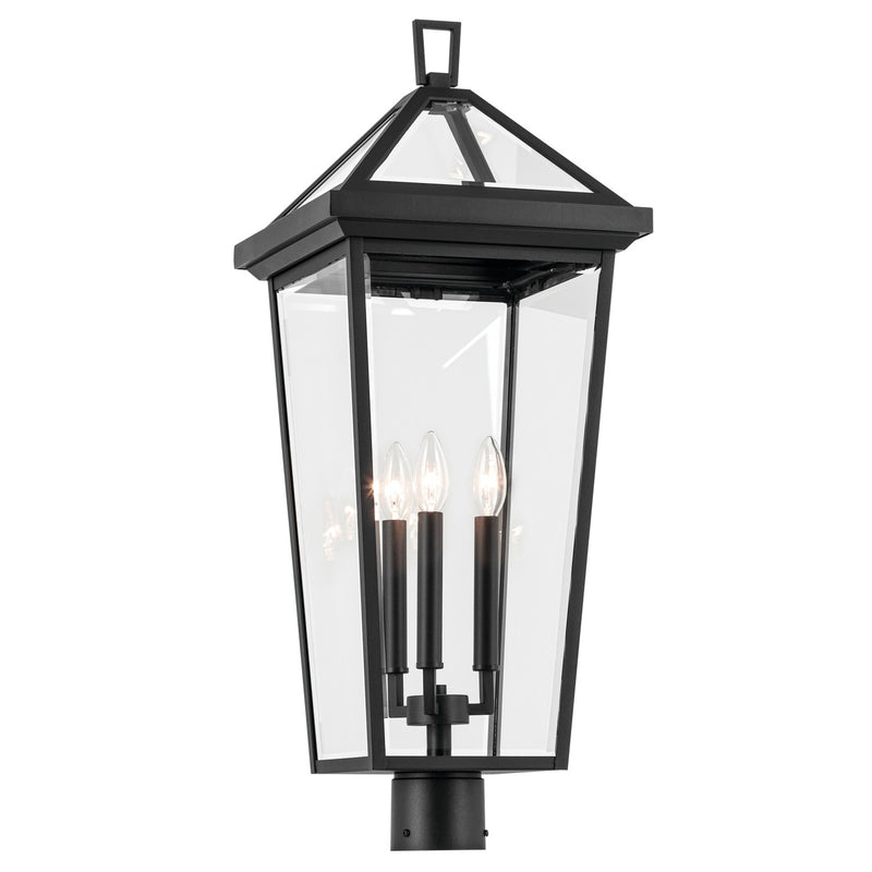 Kichler 59129BKT Three Light Outdoor Post Mount, Textured Black (3)