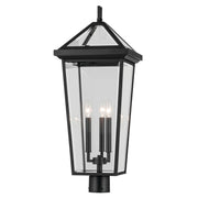 Kichler 59129BKT Three Light Outdoor Post Mount, Textured Black (4)