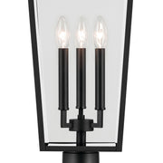 Kichler 59129BKT Three Light Outdoor Post Mount, Textured Black (5)