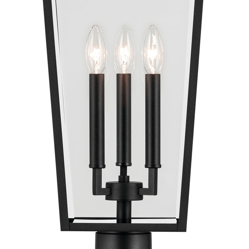 Kichler 59129BKT Three Light Outdoor Post Mount, Textured Black (5)