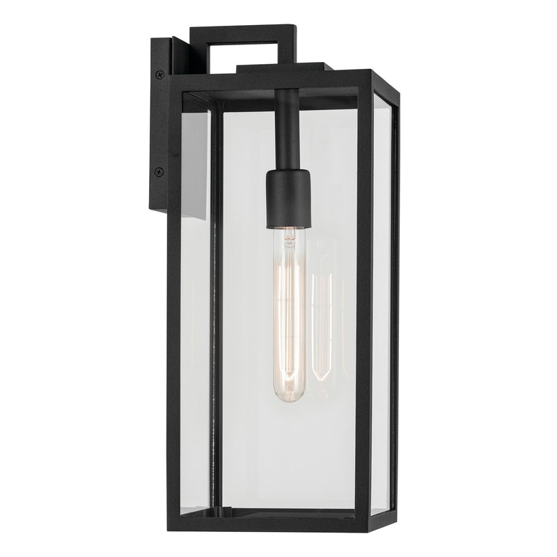 Kichler 59112BKT One Light Outdoor Wall Mount, Textured Black (3)
