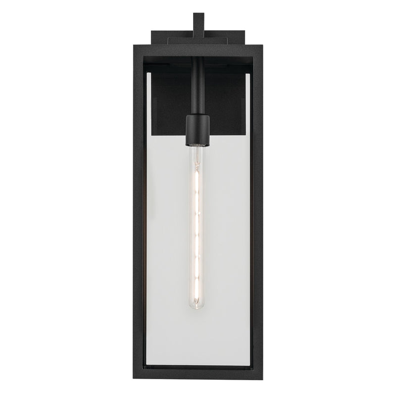 Kichler 59113BKT One Light Outdoor Wall Mount, Textured Black (2)