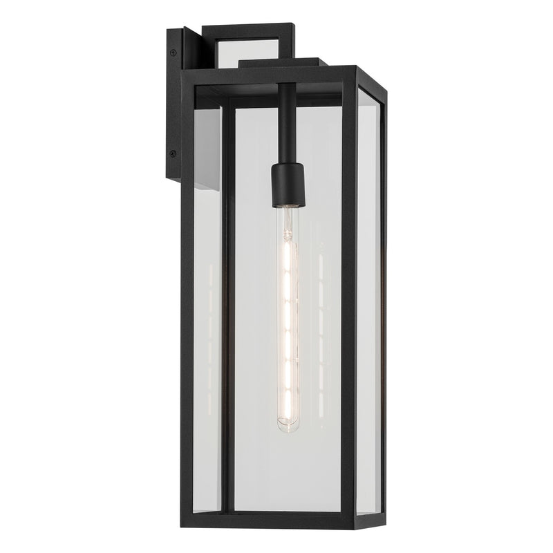 Kichler 59113BKT One Light Outdoor Wall Mount, Textured Black (3)