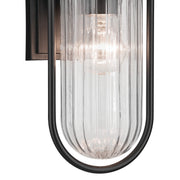 Kichler 59123BKT One Light Outdoor Wall Mount, Textured Black (4)