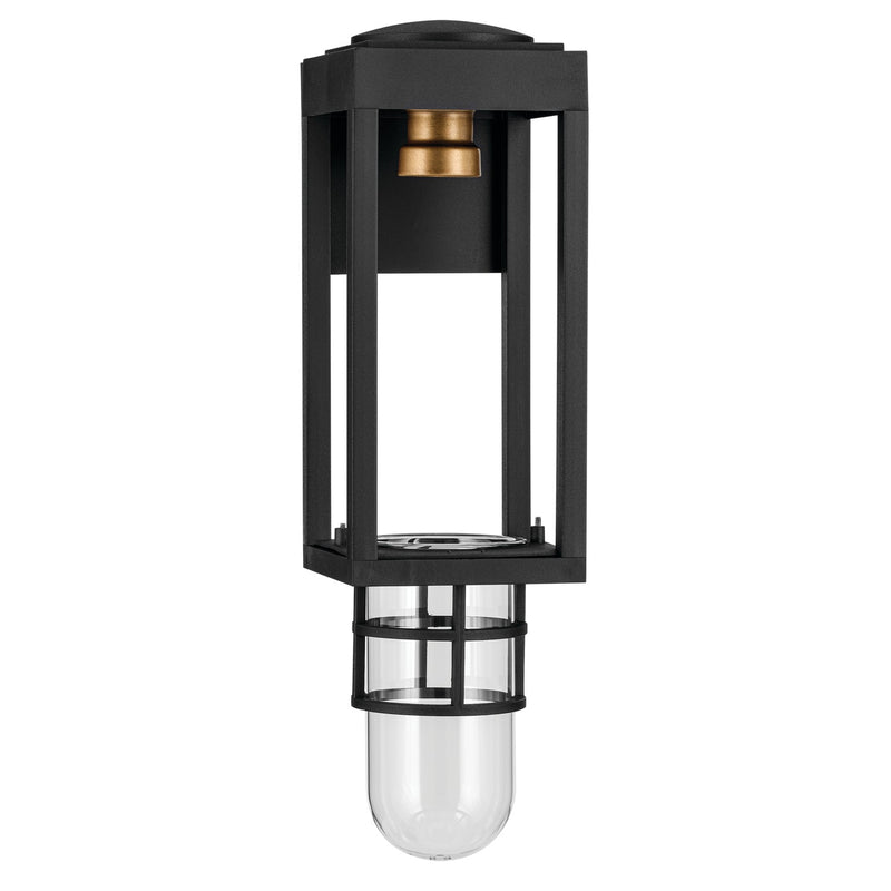 Kichler 59137BKT One Light Outdoor Wall Mount, Textured Black (3)