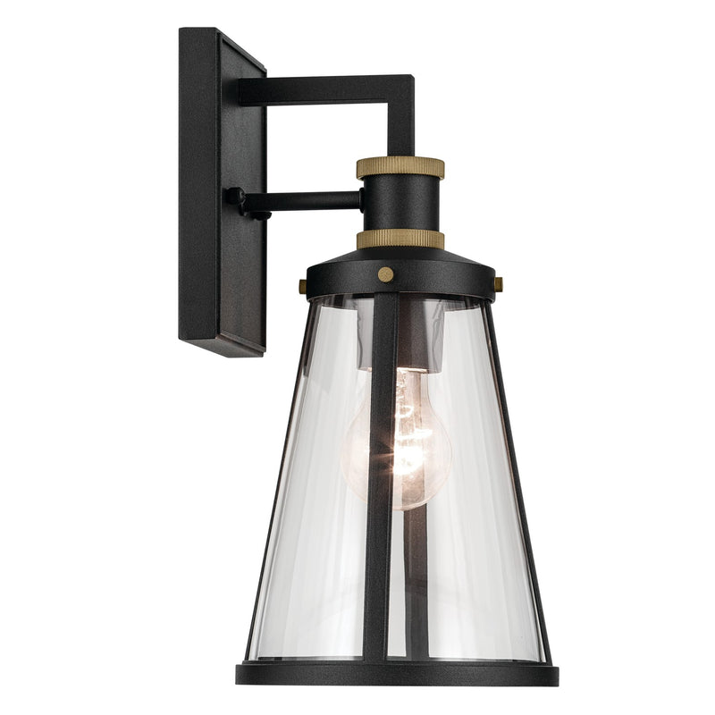 Kichler 59146BKT One Light Outdoor Wall Mount, Textured Black (3)