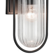 Kichler 59124BKT One Light Outdoor Wall Mount, Textured Black (4)