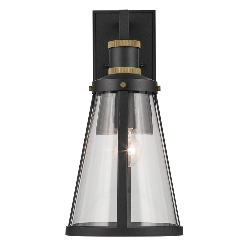 Kichler 59147BKT One Light Outdoor Wall Mount, Textured Black (2)