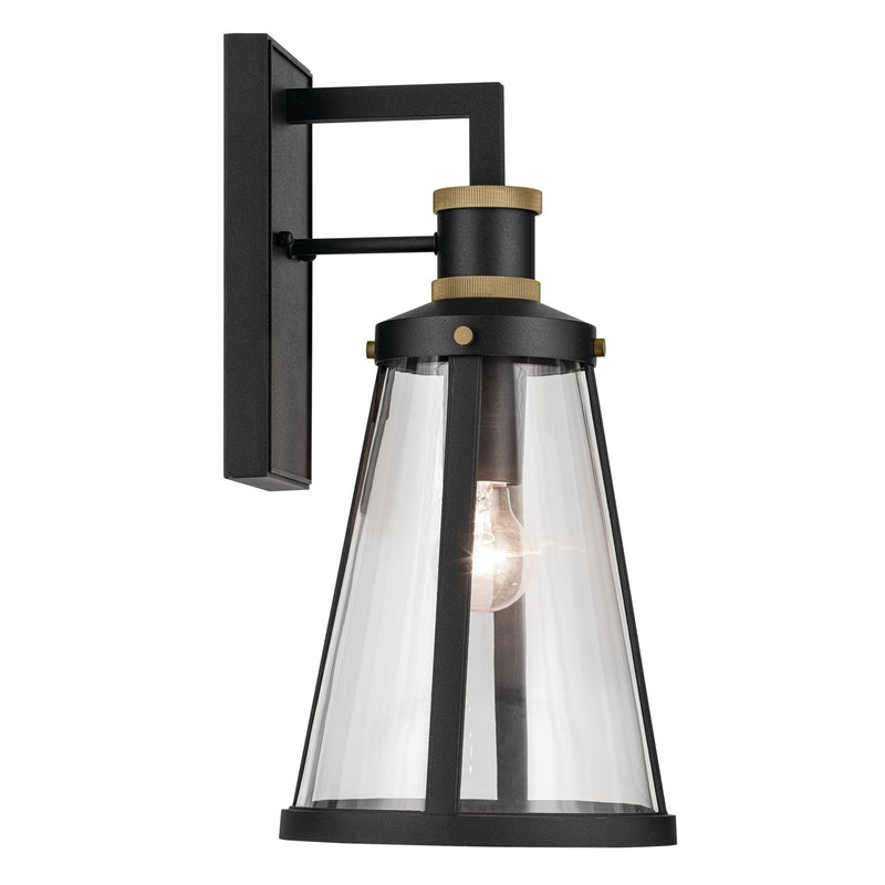 Kichler 59147BKT One Light Outdoor Wall Mount, Textured Black (3)