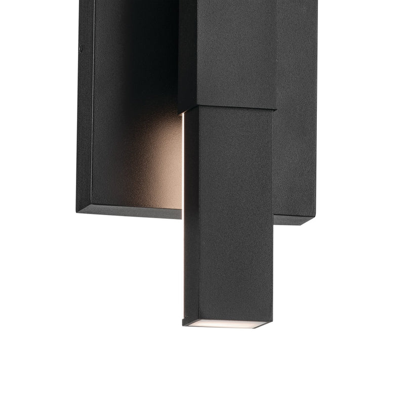 Kichler 59143BKT LED Outdoor Wall Mount, Textured Black (4)