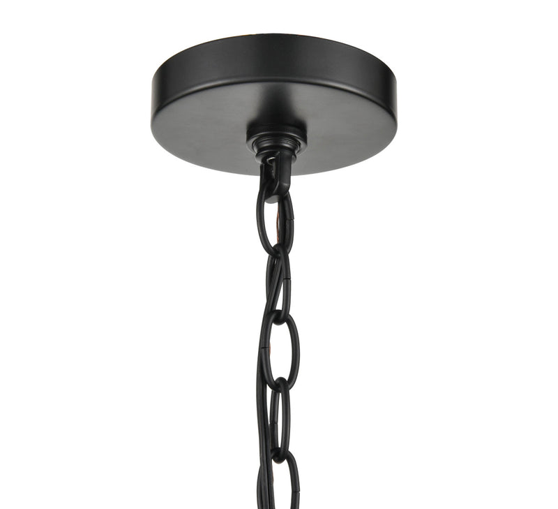 Millennium 6706-MB Florence Six Light Chandelier, Matte Black Alternate Image 3.jpg