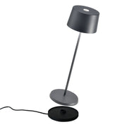 Zafferano LD0850N4 Olivia LED Table Lamp, Dark Grey Alternate Image.jpg