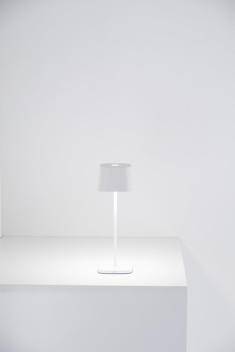 Zafferano LD0870B4 Ofelia LED Table Lamp, White Alternate Image 2.jpg