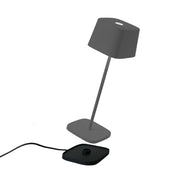 Zafferano LD0870N4 Ofelia LED Table Lamp, Dark Grey Alternate Image.jpg