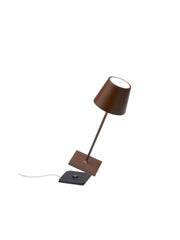 Zafferano LD0320R4 Poldina Pro LED Table Lamp, Rust Alternate Image 2.jpg