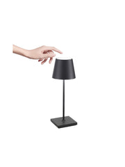 Zafferano LD0320N4 Poldina Pro LED Table Lamp, Dark grey Alternate Image 3.jpg