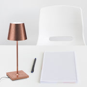 Zafferano LD0320RFR Poldina Pro LED Table Lamp, Copper leaf Alternate Image 4.jpg