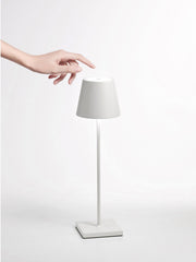 Zafferano LD0340B4 Poldina Pro LED Table Lamp, White Alternate Image 2.jpg