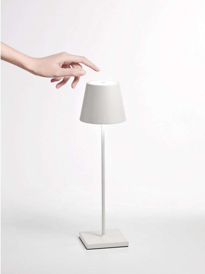 Zafferano LD0340B4 Poldina Pro LED Table Lamp, White Alternate Image 2.jpg