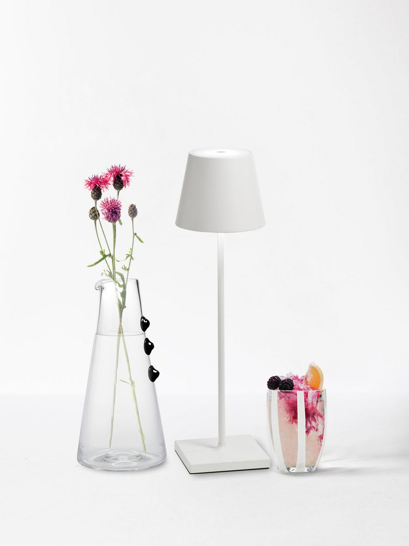 Zafferano LD0340B4 Poldina Pro LED Table Lamp, White Alternate Image 3.jpg