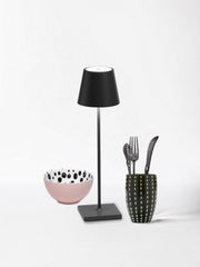Zafferano LD0340N4 Poldina Pro LED Table Lamp, Dark grey Alternate Image 3.jpg