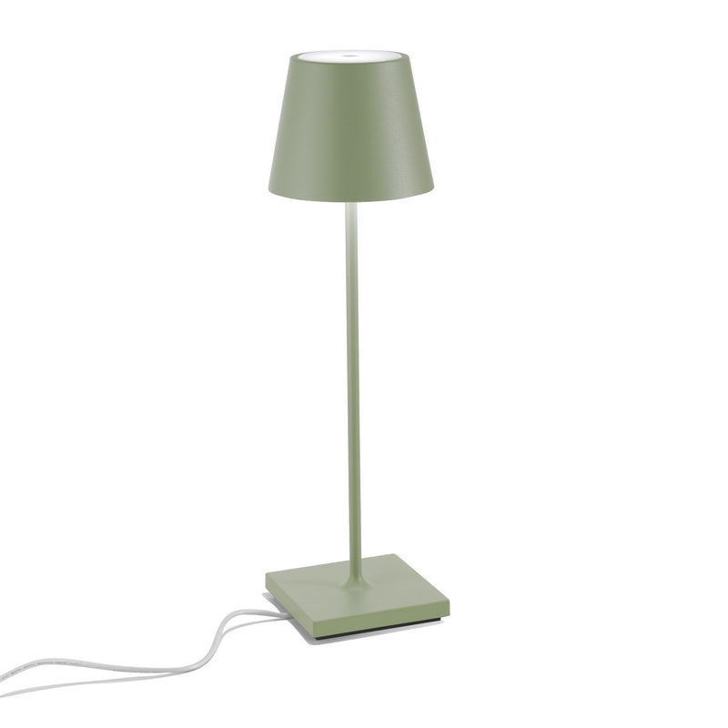 Zafferano LD0340G4 Poldina Pro LED Table Lamp, Sage Alternate Image.jpg