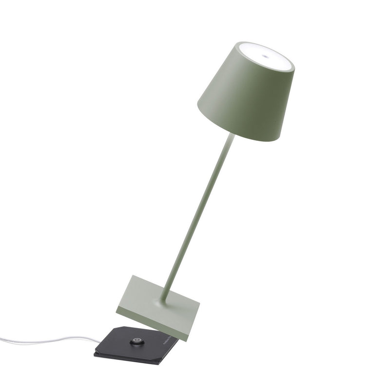 Zafferano LD0340G4 Poldina Pro LED Table Lamp, Sage Alternate Image 2.jpg