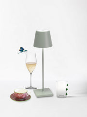 Zafferano LD0340G4 Poldina Pro LED Table Lamp, Sage Alternate Image 3.jpg