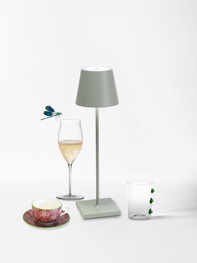 Zafferano LD0340G4 Poldina Pro LED Table Lamp, Sage Alternate Image 3.jpg