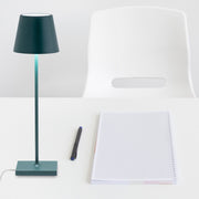 Zafferano LD0340M4 Poldina Pro LED Table Lamp, Dark Green Alternate Image 3.jpg