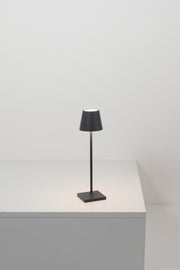 Zafferano LD0490D3 Poldina LED Table Lamp, Black Alternate Image.jpg