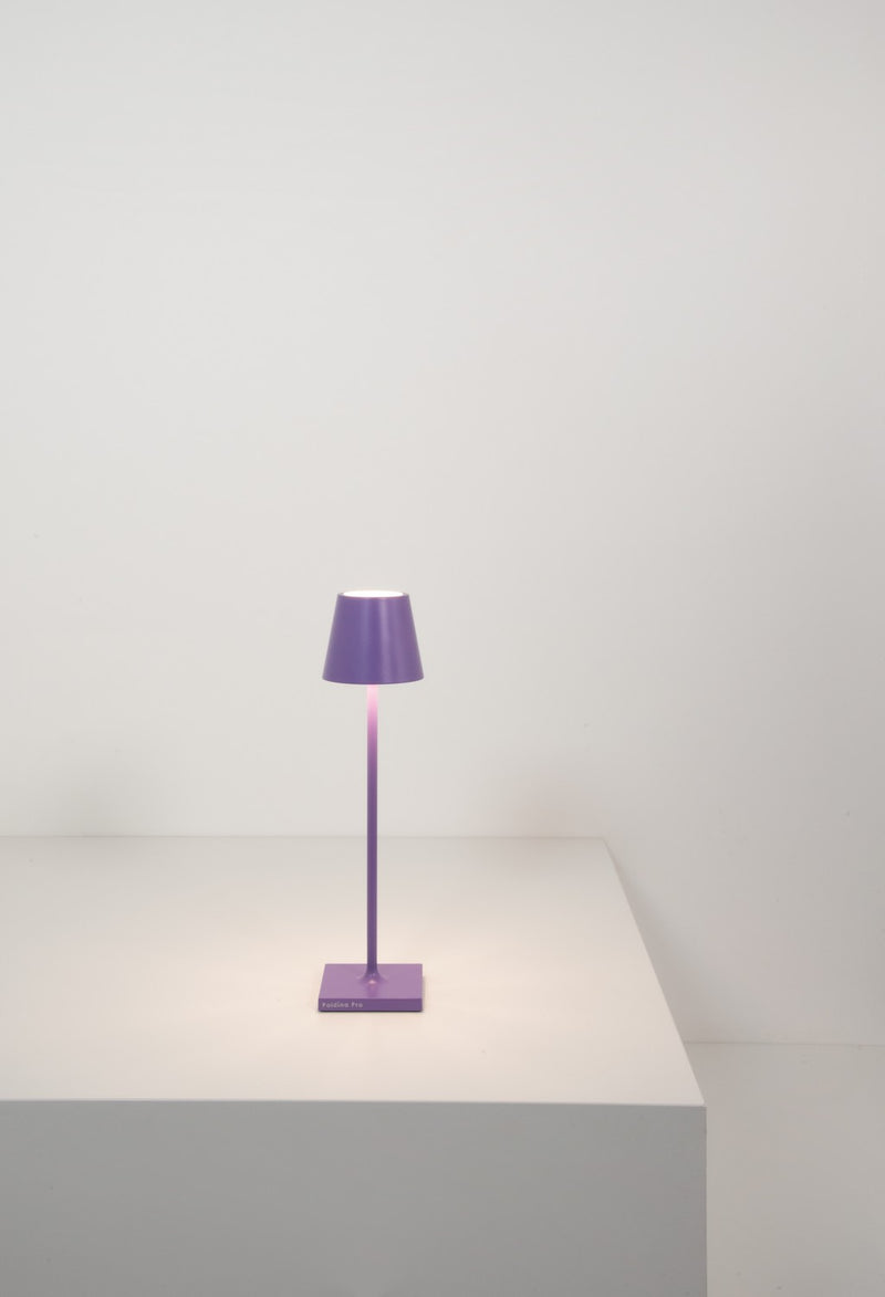 Zafferano LD0490L3 Poldina LED Table Lamp, Lilac Alternate Image.jpg