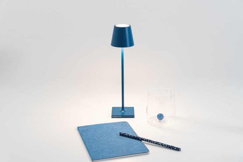 Zafferano LD0490K3 Poldina LED Table Lamp, Capri Blue Alternate Image 3.jpg