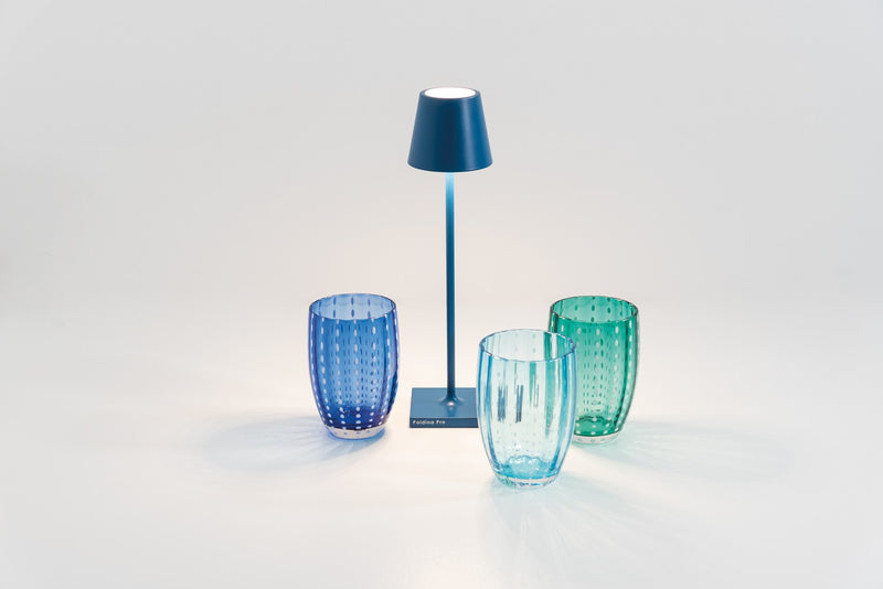 Zafferano LD0490K3 Poldina LED Table Lamp, Capri Blue Alternate Image 4.jpg