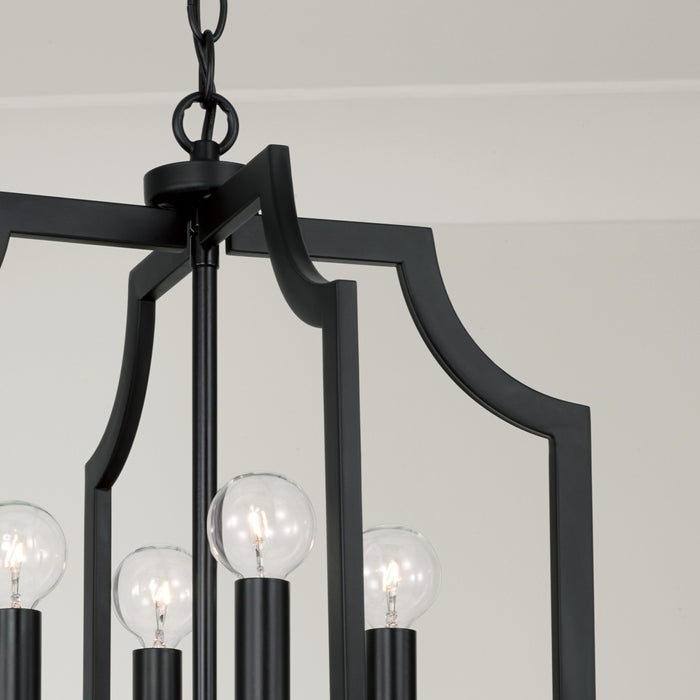 Capital Lighting AA1037MB Four Light Foyer Pendant, Matte Black (3)