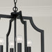 Capital Lighting AA1037MB Four Light Foyer Pendant, Matte Black (3)