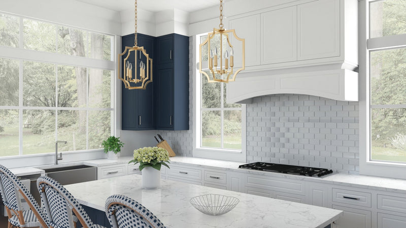 Capital Lighting AA1037MA Four Light Foyer Pendant, Matte Brass (5)