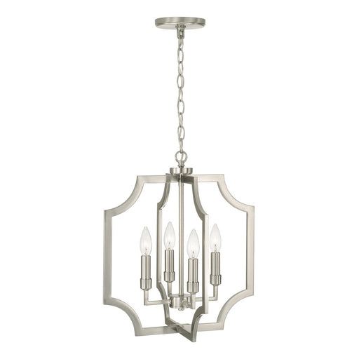 Capital Lighting AA1037BN Four Light Foyer Pendant, Brushed Nickel (2)