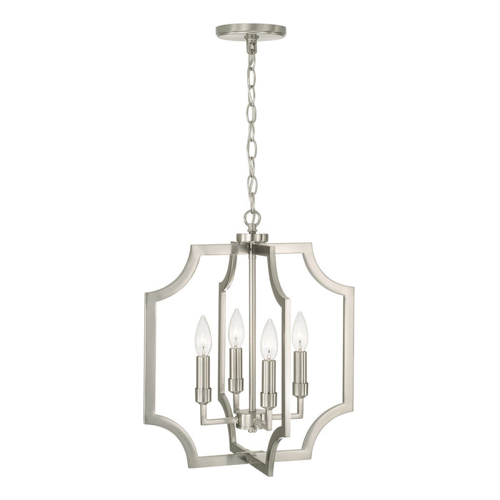 Capital Lighting AA1037BN Four Light Foyer Pendant, Brushed Nickel (2)