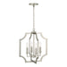 Capital Lighting AA1037BN Four Light Foyer Pendant, Brushed Nickel (2)