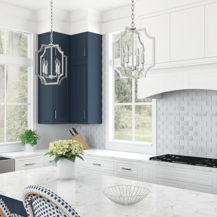 Capital Lighting AA1037BN Four Light Foyer Pendant, Brushed Nickel (5)